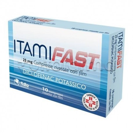 Itamifast 10 Compresse Antinfiammatorio ed Antidolorifico 25 mg