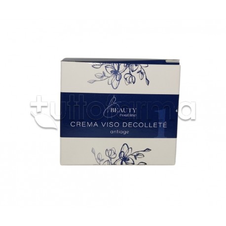Beauty Routine Crema Viso Decolletè Antirughe 50ml Beauty Routine Crema Viso Decolletè Antirughe 50ml