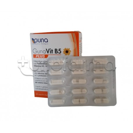 GunaVit B5 Plus Integratore per Sistema Immunitario 30 Capsule GunaVit B5 Plus Integratore per Sistema Immunitario 30 Capsule