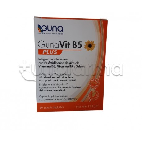 GunaVit B5 Plus Integratore per Sistema Immunitario 30 Capsule GunaVit B5 Plus Integratore per Sistema Immunitario 30 Capsule