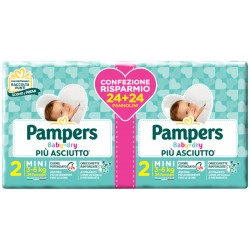 Pampers Baby Dry Duo Mini Pannolini 48 Pezzi