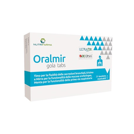 Oralmira Gola Tabs Integratore per Vie Respiratorie 20 Compresse Oralmira Gola Tabs Integratore per Vie Respiratorie 20 Compresse