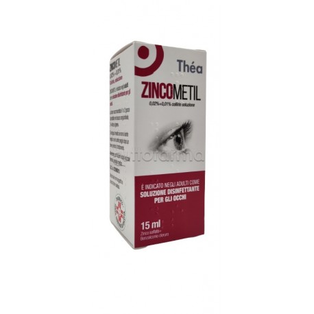 Zincometil 0,02% + 0,01% Collirio Disinfettante 15ml