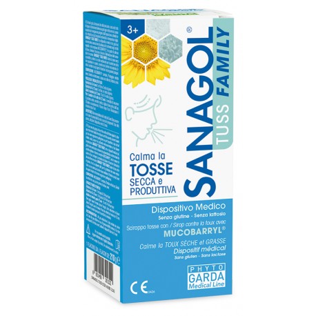Sanagol Tuss Sciroppo per Tosse Adulti Bimbi 158ml