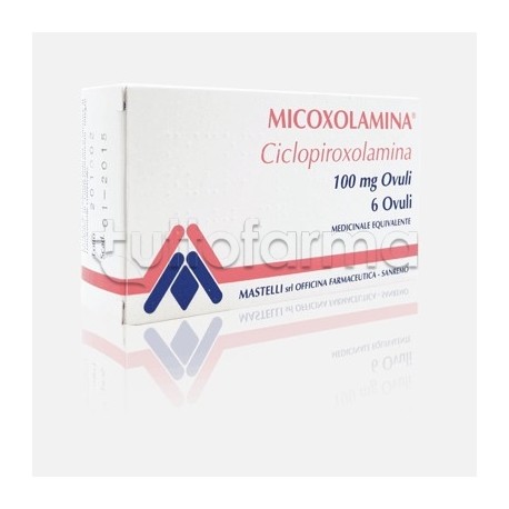 Micoxolamina 6 Ovuli Vaginali 100 mg per Candida Vaginale