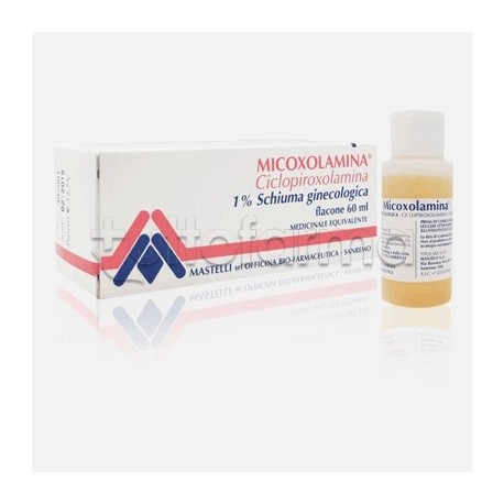Micoxolamina Schiuma 60 ml 1% per Candida Vaginale