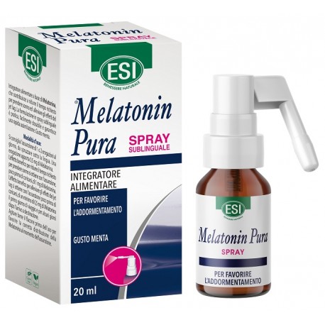 Esi Melatonin Pura Spray Integratore per Sonno 20ml Esi Melatonin Pura Spray Integratore per Sonno 20ml