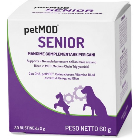 Petmod Senior Integratore per Cani 30 Bustine