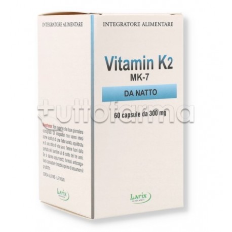 Vitamin K2 Integratore per le Ossa 60 Capsule Vitamin K2 Integratore per le Ossa 60 Capsule