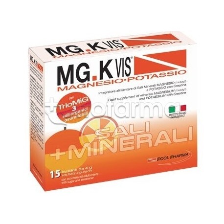Mgk Vis Orange Zero Zuccheri Integratore per Stanchezza 15 Bustine Mgk Vis Orange Zero Zuccheri Integratore per Stanchezza 15 Bustine