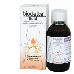 Biodelta Fluid Integratore per Benessere Gola e Naso 200ml Biodelta Fluid Integratore per Benessere Gola e Naso 200ml