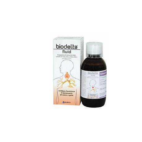 Biodelta Fluid Integratore per Benessere Gola e Naso 200ml Biodelta Fluid Integratore per Benessere Gola e Naso 200ml