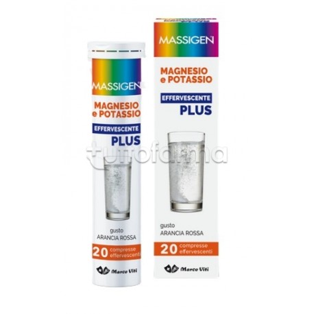 Marco Viti Massigen Magnesio Potassio Plus Integratore Ricostituente 20 Compresse Marco Viti Massigen Magnesio Potassio Plus Integratore Ricostituente 20 Compresse