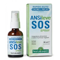 Confezione di Ansileve Sos Spray Integratore per Benessere Mentale 30ml Confezione di Ansileve Sos Spray Integratore per Benessere Mentale 30ml