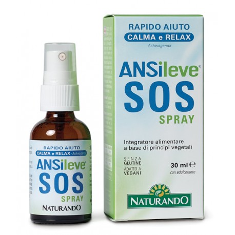Confezione di Ansileve Sos Spray Integratore per Benessere Mentale 30ml Confezione di Ansileve Sos Spray Integratore per Benessere Mentale 30ml