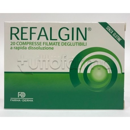 Farma Derma Refalgin Integratore Anti-Reflusso per lo Stomaco 20 Compresse