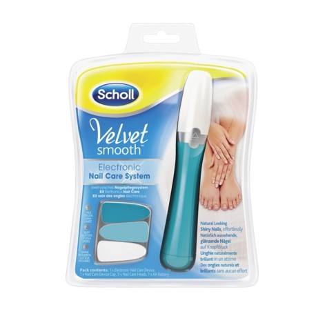 Scholl Velvet Smooth Nail Care Kit Elettronico per Cura Unghie Dispositivo Elettronico