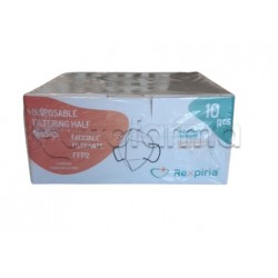 Mascherina Respiratoria Filtrante FFP2 Rexpiria Certificata CE 10 Mascherine