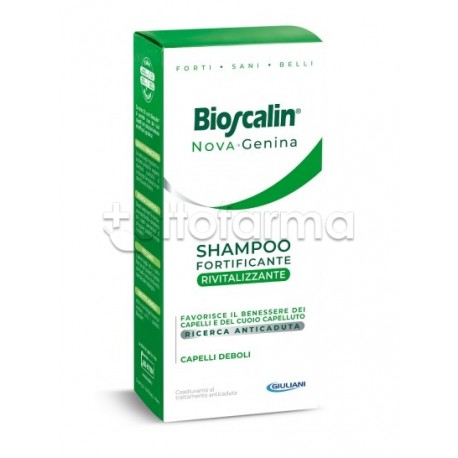 Bioscalin Nova Genina Shampoo Fortificante Rivitalizzante Maxi Formato 400ml