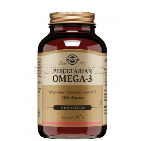 Solgar Pescetarian Omega 3 Integratore per Cuore 350 Perle Solgar Pescetarian Omega 3 Integratore per Cuore 350 Perle