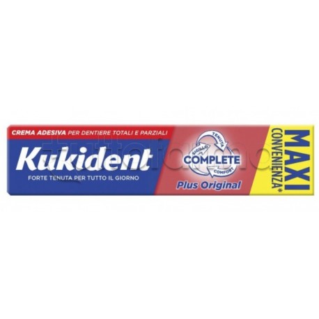 Kukident Complete Plus Original Crema Adesiva Formato Convenienza 65g