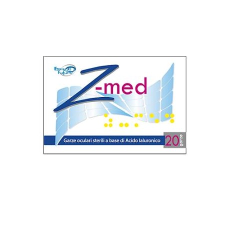 Garza Oculare Z Med Medicata con Acido Ialuronico per Igiene Oculare 20 Garze Sterili Garza Oculare Z Med Medicata con Acido Ialuronico per Igiene Oculare 20 Garze Sterili