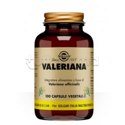 Solgar Valeriana Officinalis Integratore Rilassante Naturale 100 Capsule Vegetali Solgar Valeriana Officinalis Integratore Rilassante Naturale 100 Capsule Vegetali