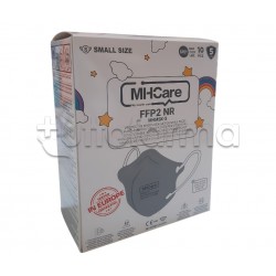 Mascherine Respiratorie Filtranti FFP2 MhCare Mini Size Grigia 10 Pezzi