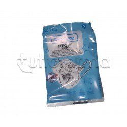 Mascherine Respiratorie Filtranti FFP2 MhCare Mini Size Azzurra 10 Pezzi