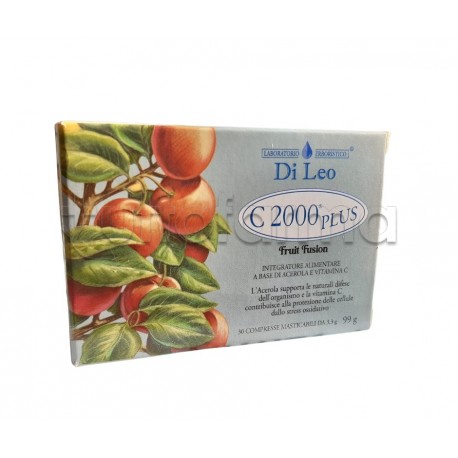 Di Leo Vitamina C 2000 Plus Fruit Fusion Integratore Vitaminico 30 Compresse