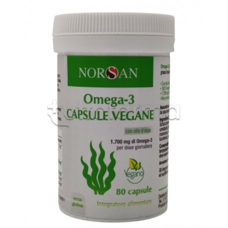 Norsan Omega 3 Capsule Vegane 80 Capsule