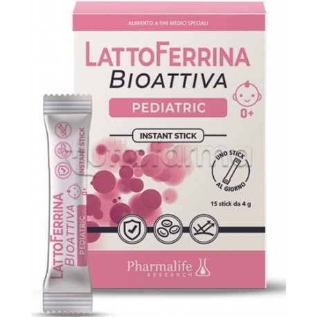 Pharmalife Lattoferrina Bioattiva Integratore per Bambini 15 Stick Pharmalife Lattoferrina Bioattiva Integratore per Bambini 15 Stick
