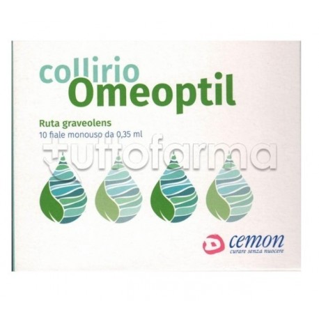 Cemon Omeoptil Collirio Ruta per Occhi 10 Fiale