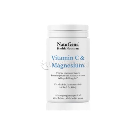 Natugena Vitamina C & Magnesio Integratore Sistema Immunitario 150g