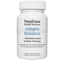 Natugena AdaptoBalance Integratore per Stanchezza e Affaticamento 60 Capsule