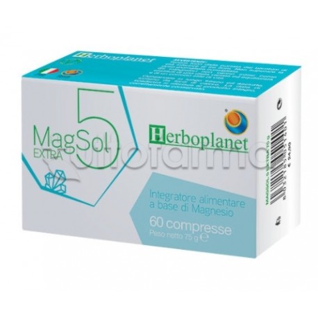 MagSol 5 Extra Integratore di Magnesio 60 Compresse