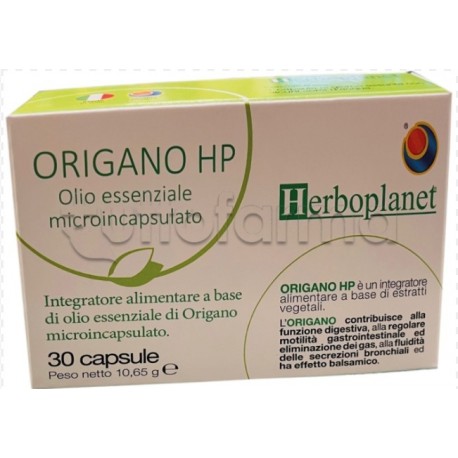 Origano HP Integratore Olio Essenziale di Origano 30 Capsule Origano HP Integratore Olio Essenziale di Origano 30 Capsule