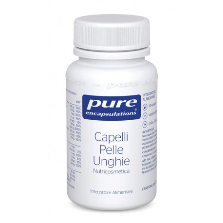 Pure Encapsulations Integratore per Capelli, Pelle e Unghie 30 Capsule Pure Encapsulations Integratore per Capelli, Pelle e Unghie 30 Capsule