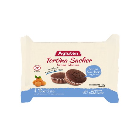Aglutèn Tortina Sacher senza zuccheri aggiunti 160 g Aglutèn Tortina Sacher senza zuccheri aggiunti 160 g