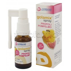 Golamix Spray con Propoli e Pompelmo per Mal di Gola
