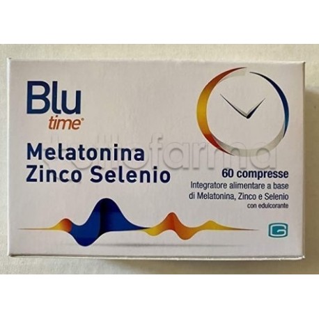 Blu Time Integratore di Melatonina, Zinco e Selenio 60 Compresse