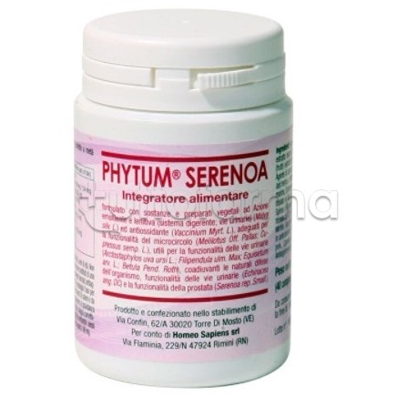 Homeo Sapiens Phytum Serenoa Integratore Ricostituente 40 Compresse Homeo Sapiens Phytum Serenoa Integratore Ricostituente 40 Compresse