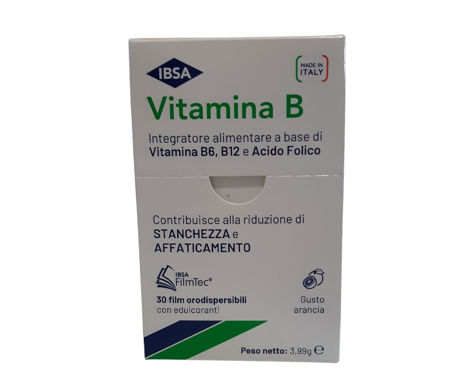 Vitamina B Ibsa Integratore per Stanchezza 30 Film Orodispersibili