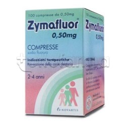 Zymafluor Fluoro per Denti Bambini 100 Compresse 0,50 mg