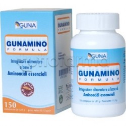 Guna Gunamino Formula 150 Compresse con Aminoacidi Essenziali per Diete e Sport