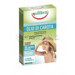 Equilibra Olio di Carota Integratore per Pelle 32 Capsule Equilibra Olio di Carota Integratore per Pelle 32 Capsule