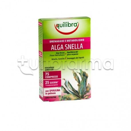 confezione Equilibra Alga Snella Integratore Peso Corporeo 75 Compresse confezione Equilibra Alga Snella Integratore Peso Corporeo 75 Compresse