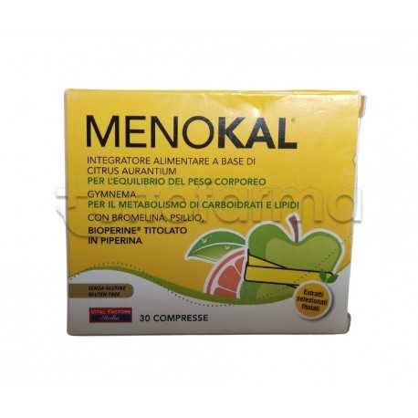 Menokal Integratore per il Peso Corporeo 30 Compresse