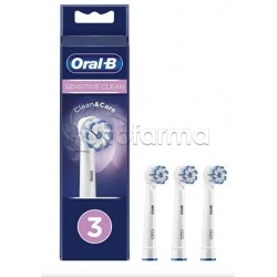 Oral-B Sensitive Clean Testine di Ricambio 3 Pezzi