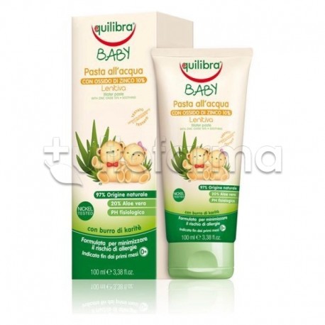Equilibra Baby Pasta all'Acqua con Ossido di Zinco 10% Lenitiva 100ml Equilibra Baby Pasta all'Acqua con Ossido di Zinco 10% Lenitiva 100ml